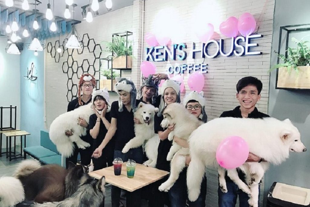 Ken’s House Coffee – Cà phê thú cưng dễ thương tại 231 Phạm Văn Hai, Phường 5, Q Tân Bình