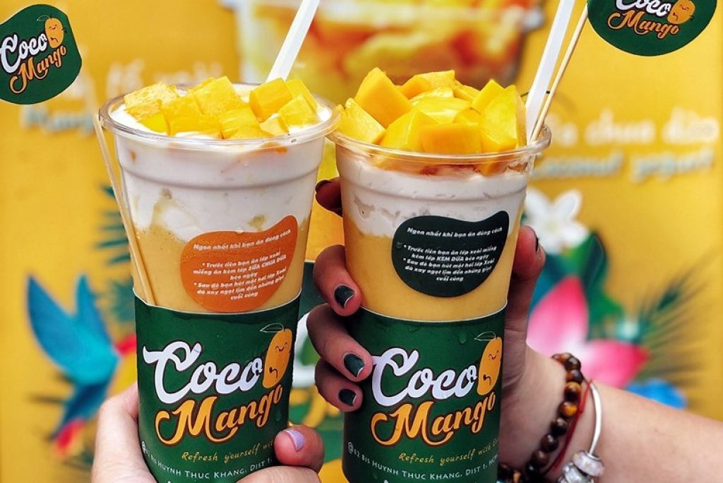 Độc đáo với Sinh tố Xoài kem dừa Coco Mango ngon tuyệt, giải nhiệt ngày hè tại Số 62 Bis Huỳnh Thúc Kháng, Quận 1