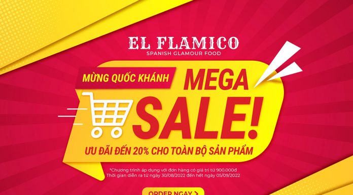 El Flamico bùng nổ mega sale giảm giá 20%