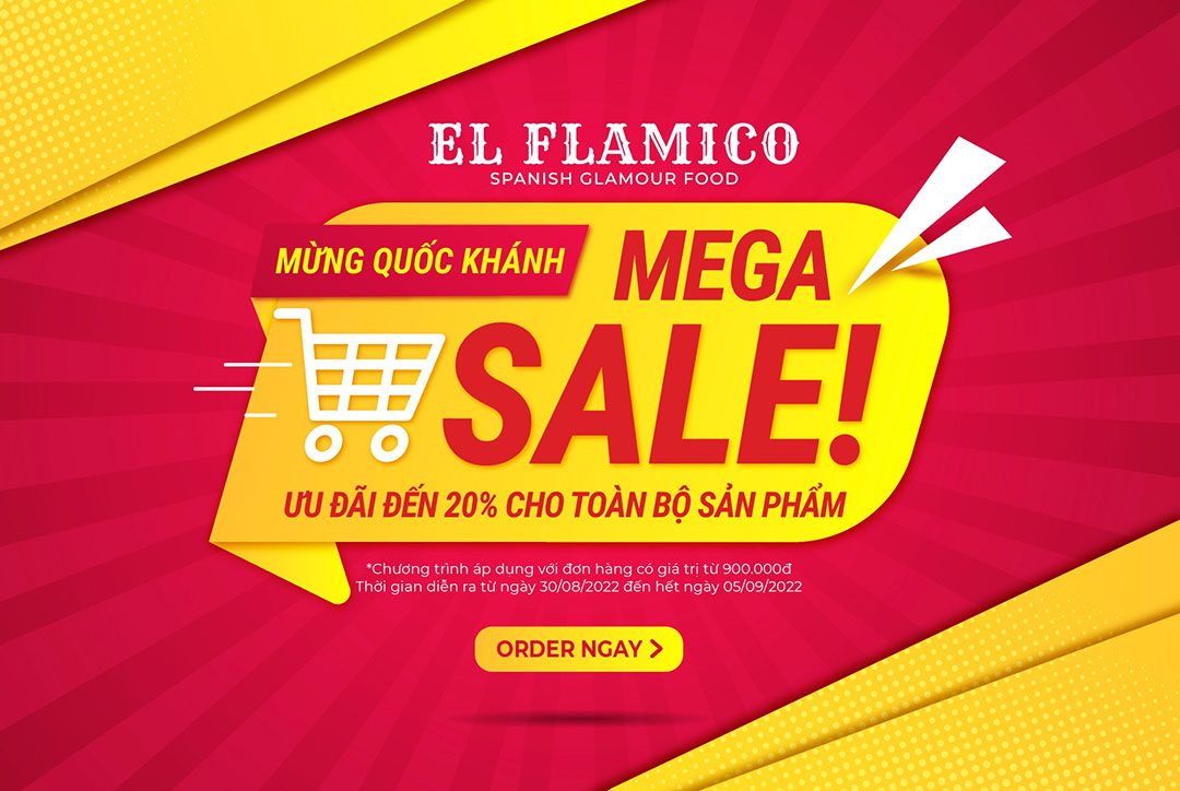 El Flamico bùng nổ mega sale giảm giá 20%