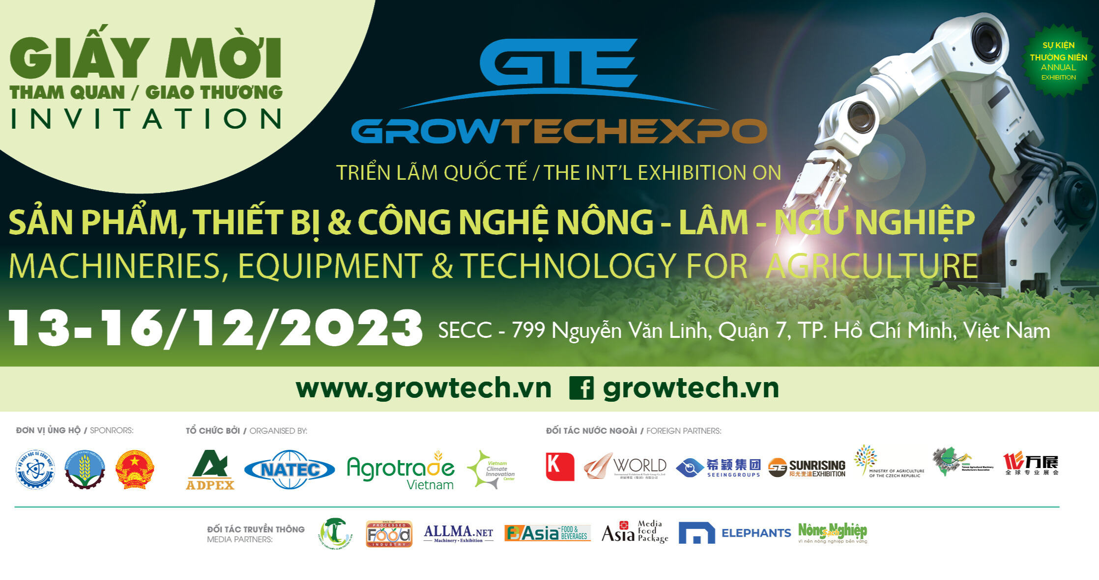 Growtech & Foodtech Vietnam 2023